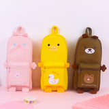 School Bag Style Pencil Case Cartoon Shape Pencil Case Cute Girl Heart Japanese Style Creative Multifunctional Student Pencil Case