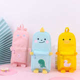 School Bag Style Pencil Case Cartoon Shape Pencil Case Cute Girl Heart Japanese Style Creative Multifunctional Student Pencil Case