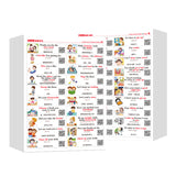 Family Situational English Stickers Daily Life Scene Spoken Language Children's Enlightenment English Word Learning Post-it Notes