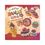 Core Mo Japanese Food Sticker Book Huge Thick Split Colorful Food Ancient Early Die Cut Sticker Book Cartoon Handbook Sticker