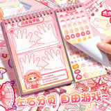 Kaba Bear's New Paging Dress-Up Sticker Book Princess Dress-Up Sticker Book Girl DIY Sticker Puzzle Game~