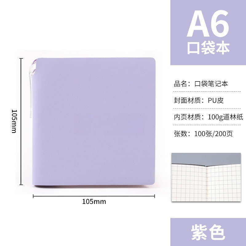 A7 Portable Pocket Notebook in Stock, Blank Stampable Notebook, Cultural and Creative Souvenir Notebook for Tourist Attractions and Museums, Customizable