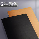 A4 Kraft Notebook Blank Planner Lined Grid Large B5 Student Art Drawing A5