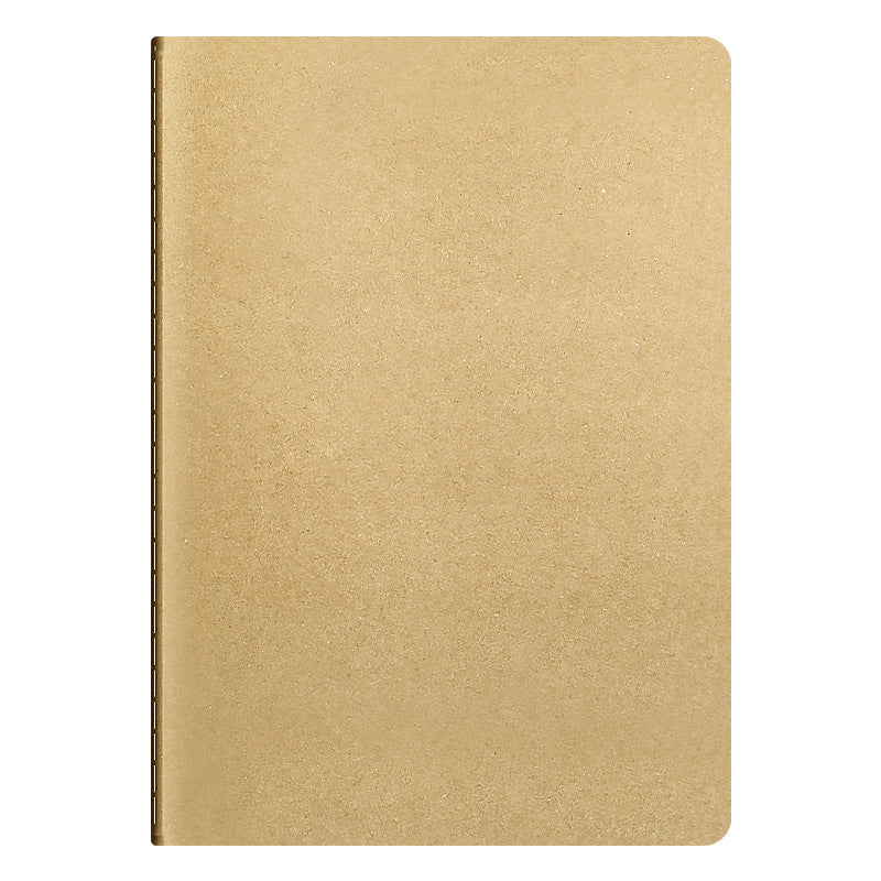A4 Kraft Notebook Blank Planner Lined Grid Large B5 Student Art Drawing A5