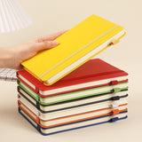 A5 Notebook Customized Macaron Color Diary Simple Elastic Band Business Meeting Notebook with Logo Printing
