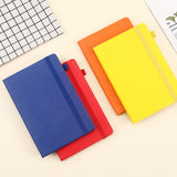 A5 Notebook Customized Macaron Color Diary Simple Elastic Band Business Meeting Notebook with Logo Printing