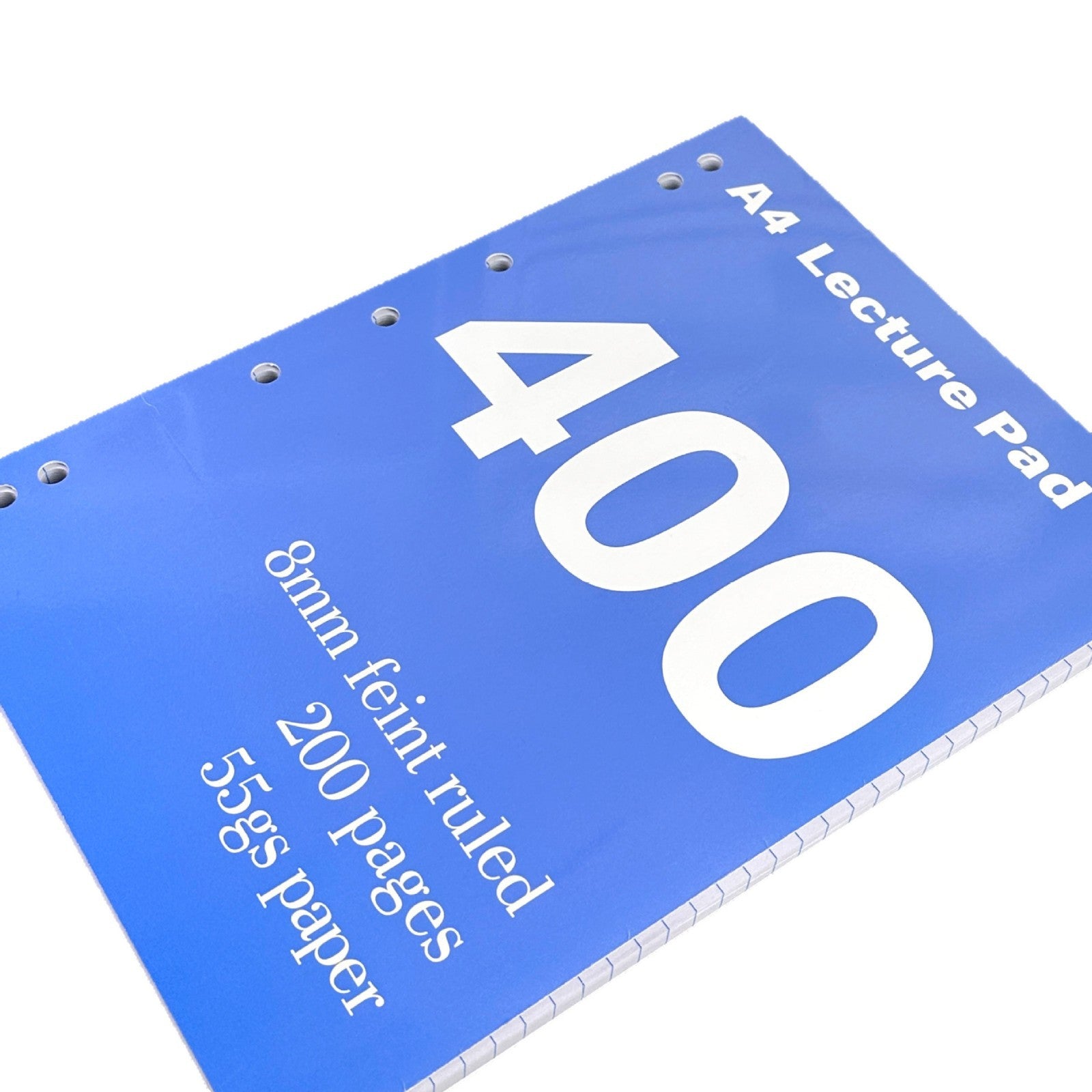 A4 Thickened 200-Page Thin Notebook for Students, Suitable for Exam Preparation, Public Service Exams, and Note-Taking, with American-Style Horizontal Lines