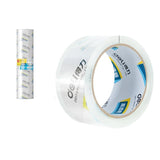 Deli 30323 transparent tape sealing large 6cm wide tape express packaging wholesale high viscosity is not easy to break