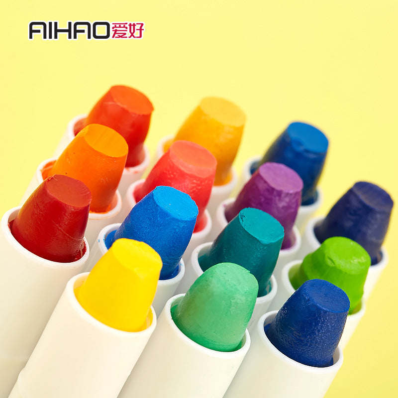 Love oil painting stick 36 colors washable children's colored crayons art supplies kindergarten students 68082 wholesale