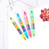 Children's Graffiti Painted Crayon 20 Color Pupil Brushes Children's Colored Crayon Graffiti Brushes Oil Painting Stick Set