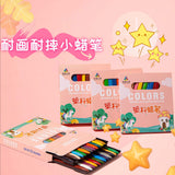 Triangular Crayons Are the First Choice for Children's Drawing. They Have a Triangular Design, Are Easy to Grip, Are Safe, Non-Toxic, and Come in Vibrant Colors