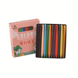 Triangular Crayons Are the First Choice for Children's Drawing. They Have a Triangular Design, Are Easy to Grip, Are Safe, Non-Toxic, and Come in Vibrant Colors