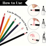6-Colorful Colorful Peel-Off Marker Crayon Painted Marker Crayon Glass Clothing Metal Ceramic Fabric Film Paper