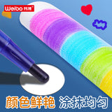 Weibo Stationery Children's Student Doodle Rotating Spiral Non-Staining Multi-Color Painting Drawing Pens Crayons