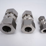 3C/3D card sleeve loose joint card sleeve joint internal thread loose nut straight joint 304 stainless steel hydraulic joint