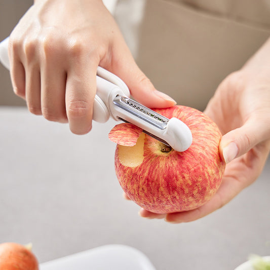Kitchen New Multifunctional Fruit and Vegetable Peeler Portable Stainless Steel Shredding Apple Potato Peeling Knife