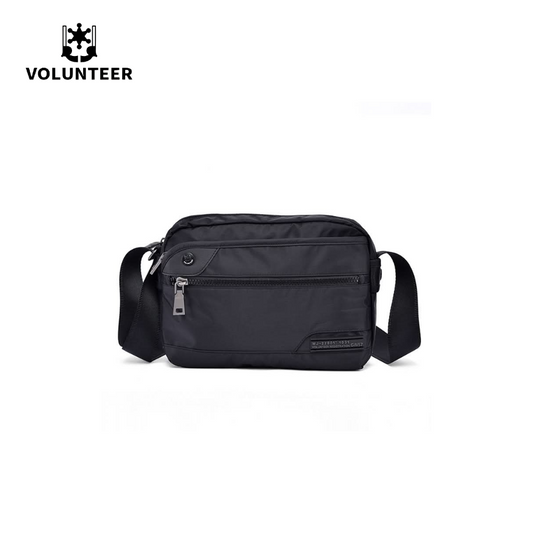 Volunteer Men’s Lightweight Oxford Crossbody Bag – Casual Canvas Shoulder Bag