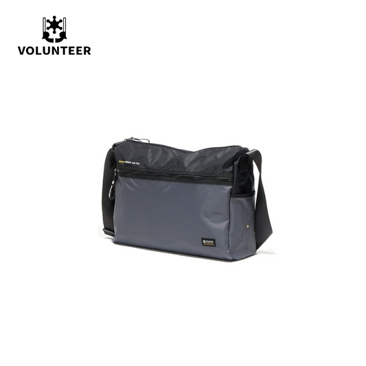 Volunteer Men’s Oxford Canvas Messenger Shoulder Bag – Large Capacity Casual Crossbody