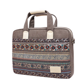 Ethnic Canvas Laptop Bag – 3‑in‑1 Crossbody/Hand‑Held for 13–15″ Devices