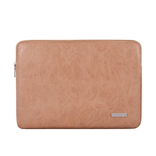 PU Leather Laptop Sleeve 11–15 Inch – Shockproof & Wear-Resistant Zipper Case