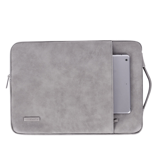 Classic PU Leather Laptop Sleeve for MacBook & More – Shock Resistant