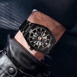 T-Winner Men’s Automatic Stainless Steel Watch – Luxury Business Wristwatch