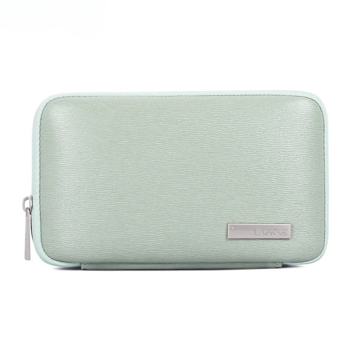 PU Leather Digital Organizer Bag – Waterproof Mini Storage for Phone, Power Bank & Cables