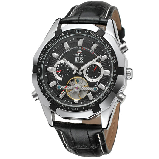 FORSINING Men's Tourbillon Mechanical Watch – Fashion Automatic Timepiece