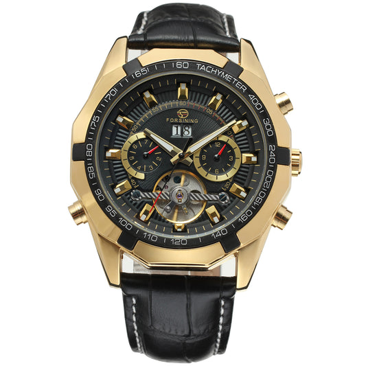 FORSINING Men's Tourbillon Mechanical Watch – Fashion Automatic Timepiece