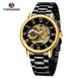 Forsining Men’s Mechanical Skeleton Watch – Fashion Timepiece with Hollow Dial