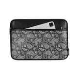Slim Laptop Sleeve – Lightweight PU Case with Floral Paisley Print (11"-15")