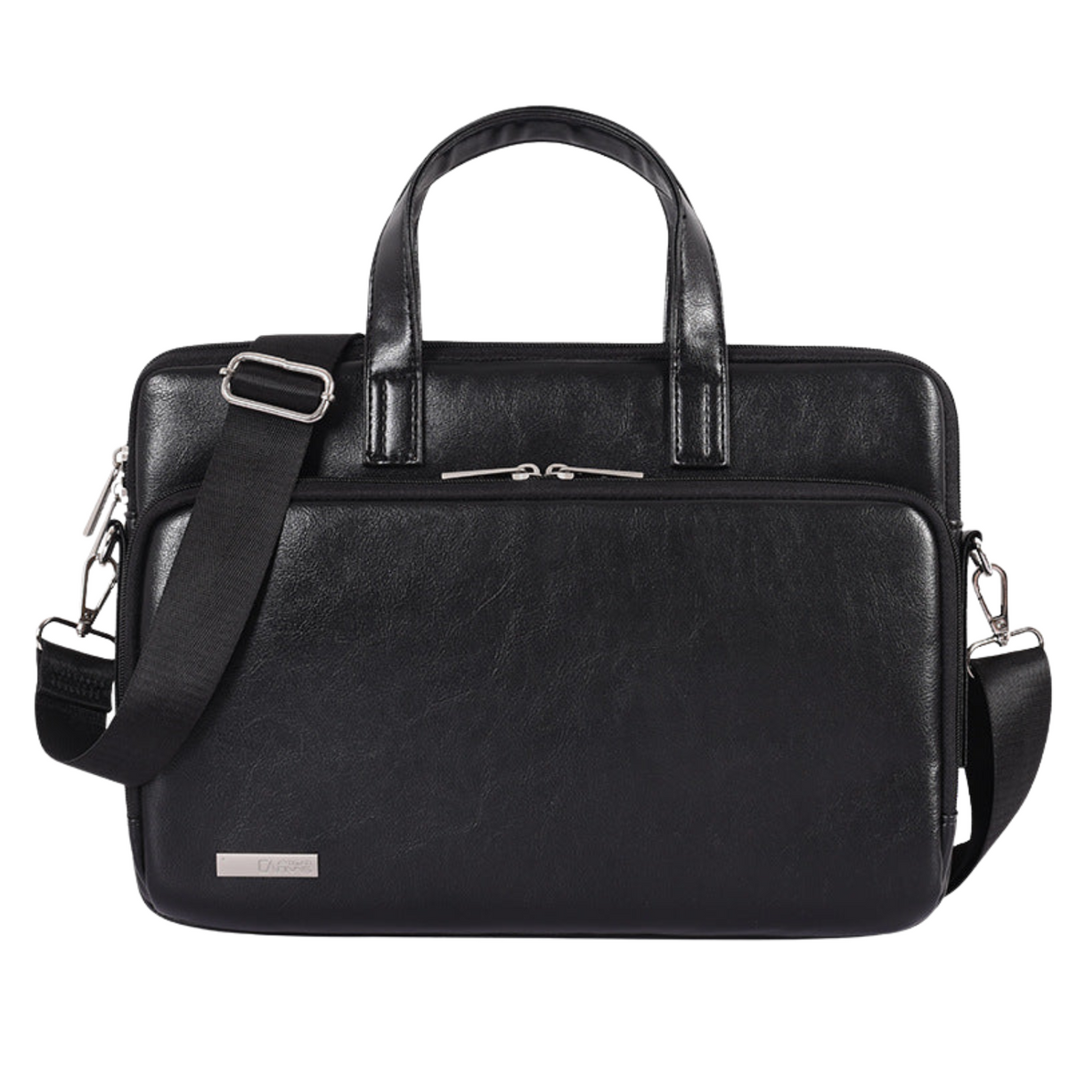 Business‑Grade  Waterproof Laptop Briefcase – Shock‑Resistant with Front Pocket