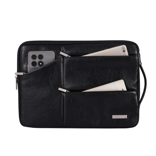 Slim PU Laptop Sleeve Case – Shock-Resistant Urban Bag for Dell, Lenovo & More (11–15 Inch)