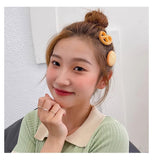 6PCS Cute Cookie Simulation Hair Clips Set