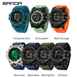 Sanda Digital Sports Watch for Students – Waterproof Multi-Function Alarm & Stopwatch