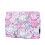 Pink Floral PU Laptop Sleeve – Waterproof, Shock-Resistant Case for 11–15" Laptops