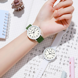 Sanda Waterproof Quartz Watch – Korean Style Silicone Sports Watch for Students