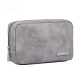 Waterproof PU Digital Accessories Bag – Compact Storage for Phone, Power Bank & Cables