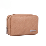 PU Leather Data Cable Organizer – Compact Storage Bag for Charge & Power Bank