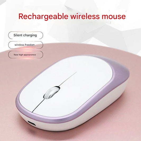 Wireless Charging Silent Mouse – 2.4G, Ergonomic Design, 1600 DPI Optical