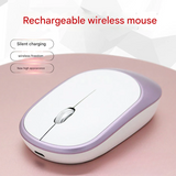 Wireless Charging Silent Mouse – 2.4G, Ergonomic Design, 1600 DPI Optical