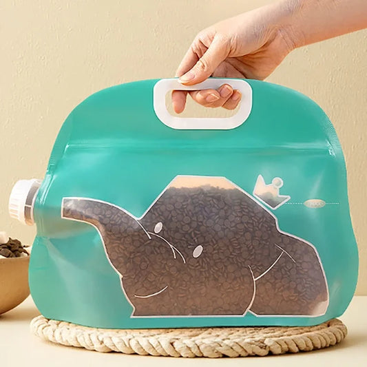 Airtight Food Storage Bag – Moisture-Proof Grain & Rice Container for Kitchen Organization