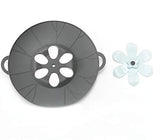 Silicone Pot Lid Cover – Flower-Shaped Anti-Overflow Rotating Fresh-Keeping Kitchen Lid