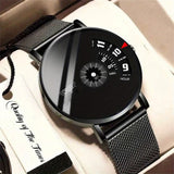 Trendy High-Grade Men's Watch - Durable Mesh Belt