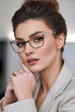 Fashion Cat Eye Glasses for Women – Chic Non-Prescription Eyewear