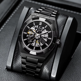 T-Winner Men’s Automatic Stainless Steel Watch – Luxury Business Wristwatch