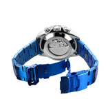 FORSINING Men's Mechanical Watch – Luminous Chronograph, Steel Strap, Auto Calendar