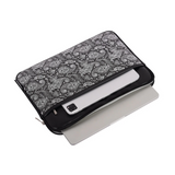 Slim Laptop Sleeve – Lightweight PU Case with Floral Paisley Print (11"-15")