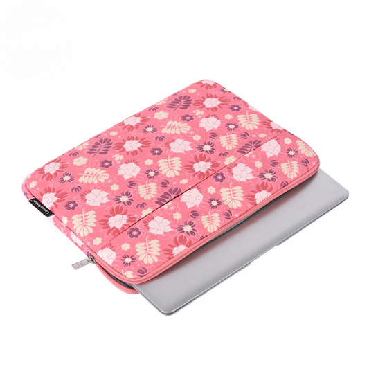 Blush Garden Laptop Sleeve – Waterproof Case for MacBook, HP, Xiaomi & More