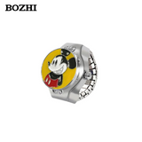 BOZHI Kid's Flip Ring Watch – Mickey Mouse Quartz Finger Watch